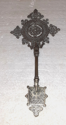 Ancienne grande croix copte - ancienne,