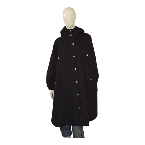 Maje black woolen - black, sides