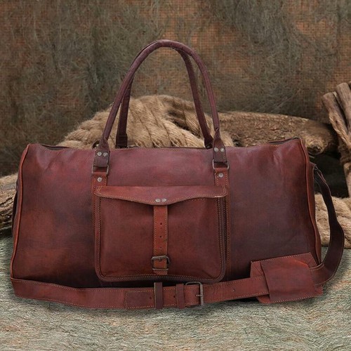 Sac voyage vintage cuir - vintage, en