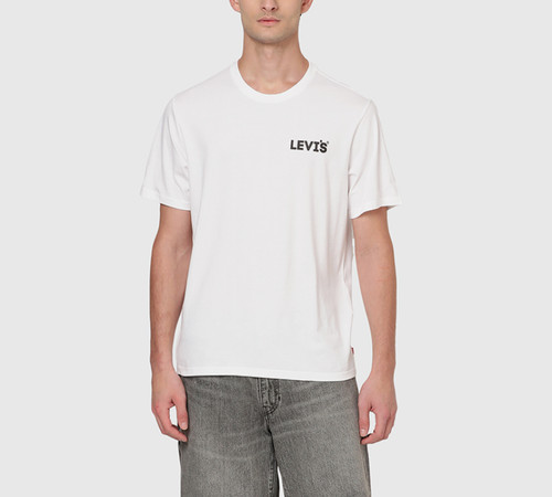 Levi men white - white, logo