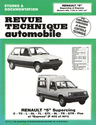 Revue technique automobile - revue,