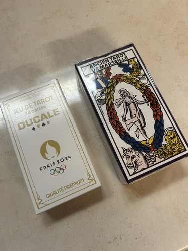 Lot jeu tarot ancien - tarot,