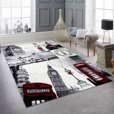 Tapis moderne motif londres - tapis,