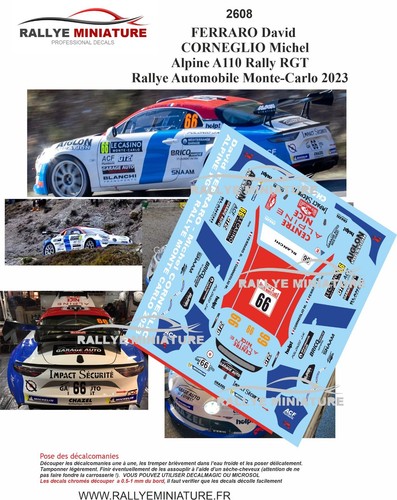 Decals ref 2608 alpine - decals,