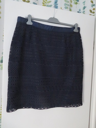 Jupe doublee couleur bleue - jupe, de