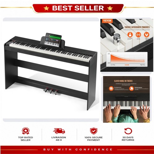 Piano numérique vevor - piano,