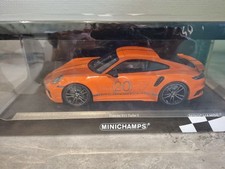Porsche 911 Turbo S 2021 20 Ans China Edition 1 of 504 1:18 MINICHAMPS orange