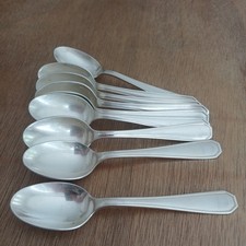 9 Cuillères à Café Argent