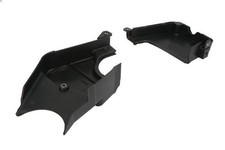 Cache, courroie crantée