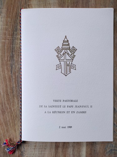 Menu concorde vol - vol, papal