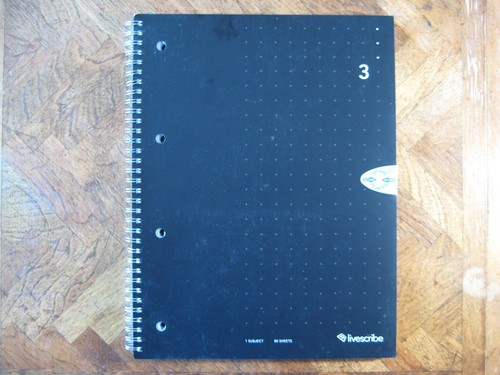 New livescribe dot paper - paper, size