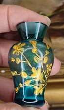 ANCIEN VASE MINIATURE BLEU 5