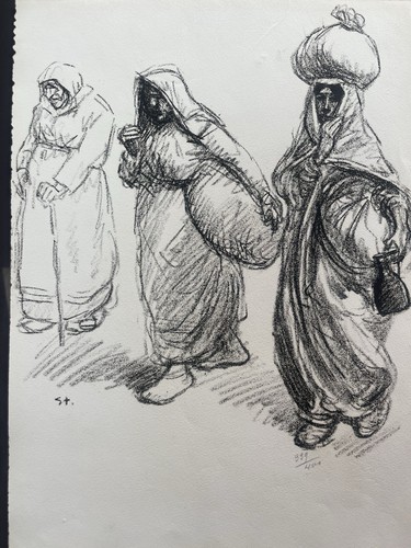 Lithographie théophile - lithographie,