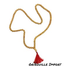 Mala Collier Tibétain Bois