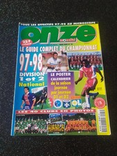 Magazine Onze Mondial Hors Serie n°26 Guide du championnat division 1 de 1997-98