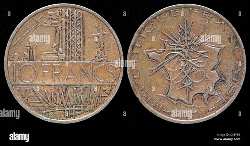 Pièce francs ancien - 10,
