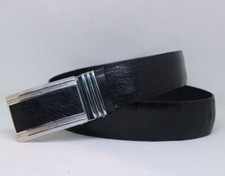 Ceinture en cuir d'autruche