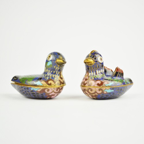 Oiseaux cloisonné laiton - cloisonné,