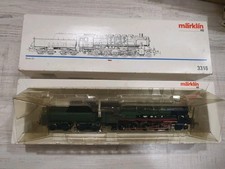 MARKLIN - Ref: 3316 - SNCB- MACHINE A VAPEUR SERIE 25 - Ech HO- Ep III-3 RAILS -