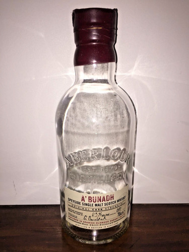 Bouteille vide aberlour - bouteille, de