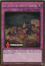 ♦Yu-Gi-Oh!♦ Lac de Feu des Abysses Ardents (Fire Lake) : PGL3-FR098 -VF/GOLD R.-