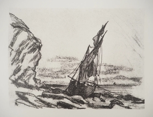 Claude monet voilier dans - claude, :