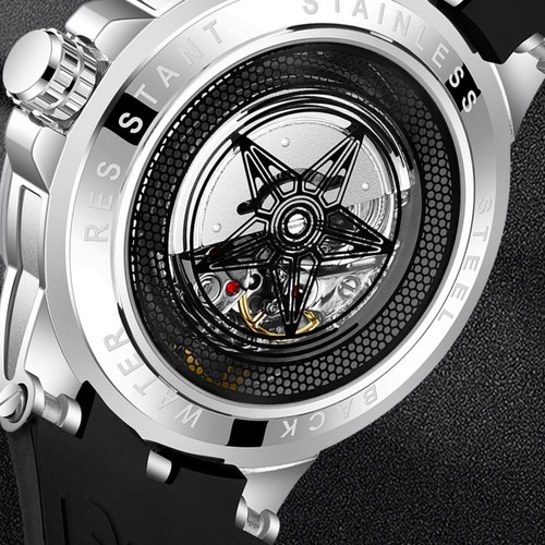 Montre bracelet squelette - montre-bracelet,