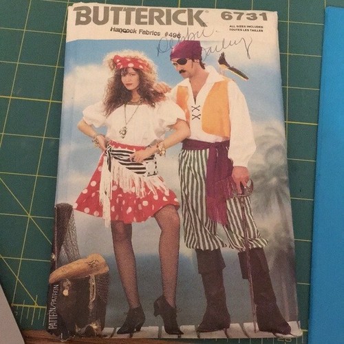 Butterick 6731 adult pirate - butterick,
