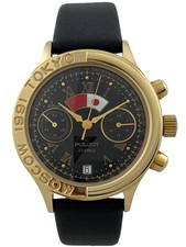 Poljot Moscow Tokyo 1991 à Remonter Manuellement Hommes Chronographe Kal. 3133,