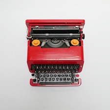 ETTORE SOTTSASS AND PERRY KING Typewriter Valentine Olivetti 1970 1980 vintage