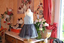 robe repetto neuve 6 ans ou 4 ans  gris star jupon violet 135 euros PROMO