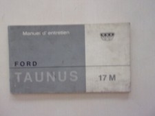 FORD TAUNUS 17M Livret