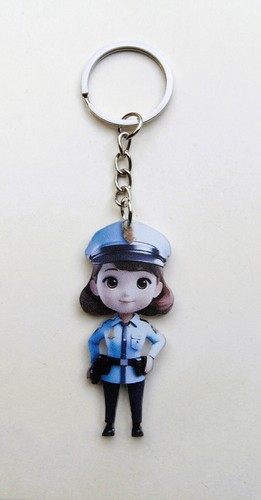 Porte clés police policière - police,