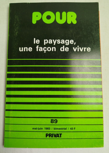 Pour paysage une facon - facon, de