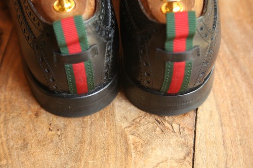 Chaussures gucci cuir noir - gucci,