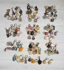 Lot 100 porte clef cle ancien année 60-70 voiture pub vintage radiola savon etc