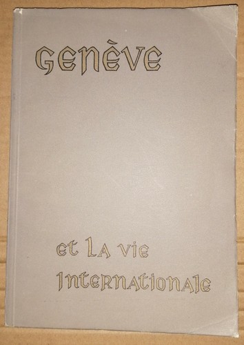 Rare livre geneve - rare, vie