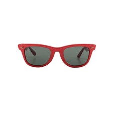 Lunettes de soleil vintage Ray-ban en plastique Col. Wayfarer rouge
