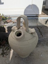RARE Gargoulette / Botijo Traditionnel - Cruche en Terre Cuite Naturelle