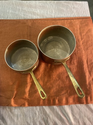 Lot casseroles cuivre - lot,