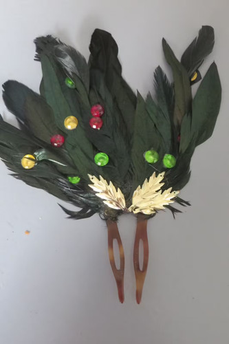 Ancien peigne cheveux avec - cheveux,