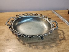 Ancienne Coupe à Fruits en Étain Fin Fein Zinn Bon État A Saisir 