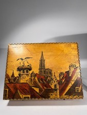 Coffret à vin bois Alsace -