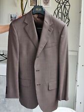 Costume 2 pièces .Marque Faconnable T42 F. Très bon état.Marron clair 