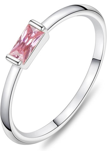Silver stackable band - silver, ring