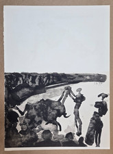 Lithographie noir et blanc