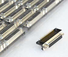 50x 25-PIN 25-POL Sub-D Prises Phosphorbronse Or Sur Nickel Pour Einlöten 25B