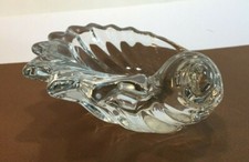 Joli vide poche coquillage en cristal, superbe qualité!