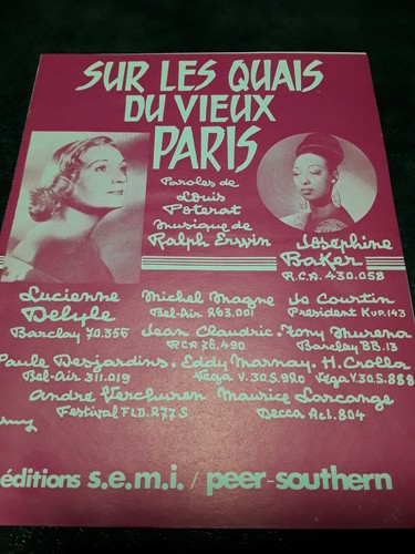 Partition vintage 1939 sur - 1939, "sur