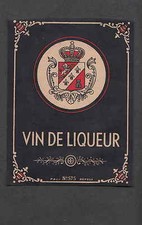 Ancienne étiquette    Alcool